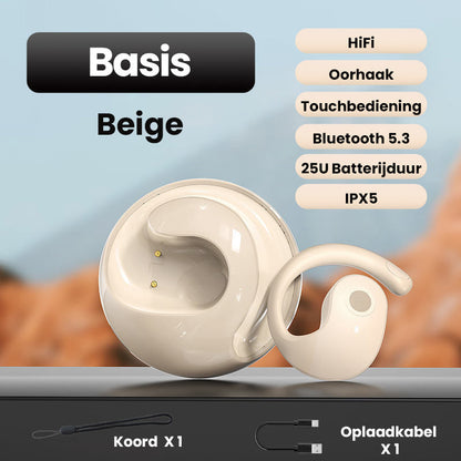 Draadloze bluetooth taalvertaler oordopjes met oplaadcase