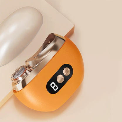 Elektrische nageltrimmer met ledverlichting en stofopvang