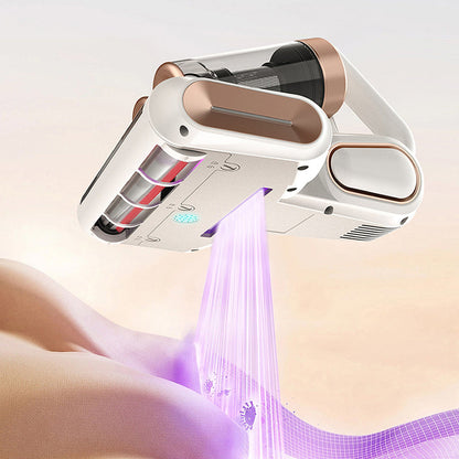 Draadloze matrasstofzuiger met uv-licht en led-display