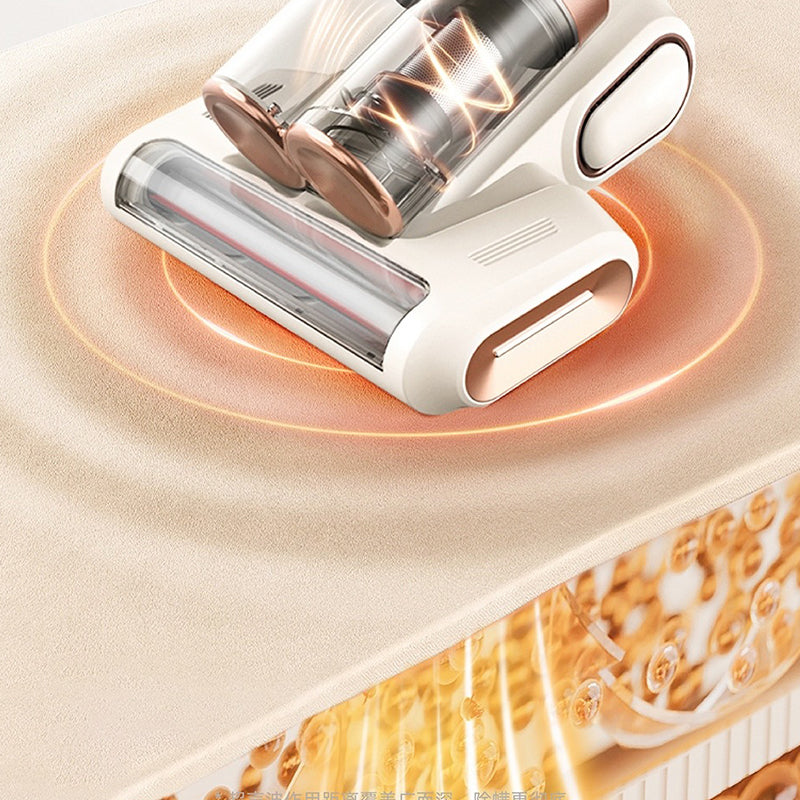 Draadloze matrasstofzuiger met uv-licht en led-display