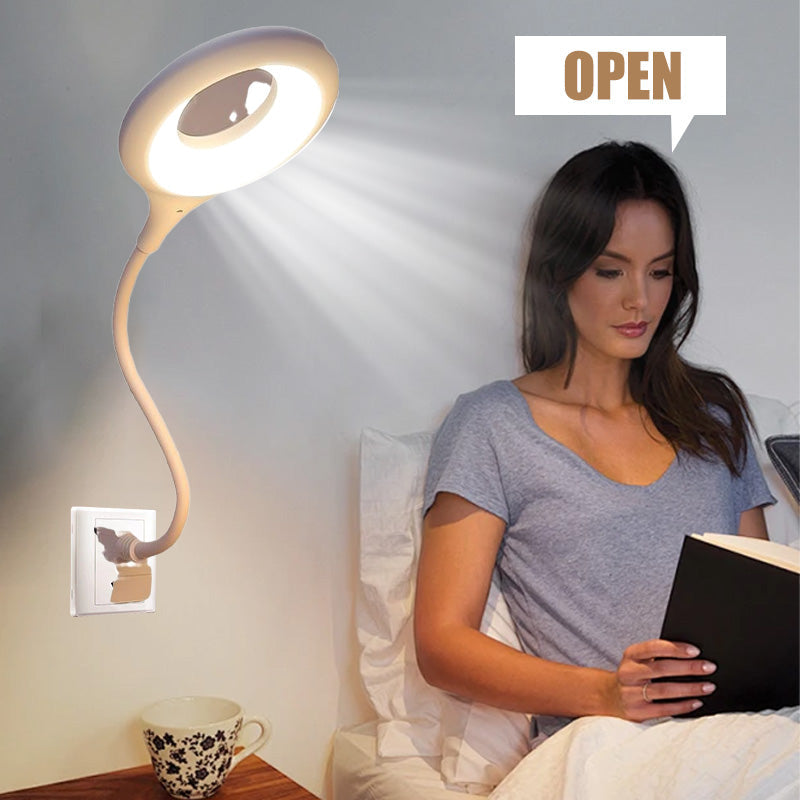 Spraakgestuurde usb ledlamp met flexibele zwanenhals