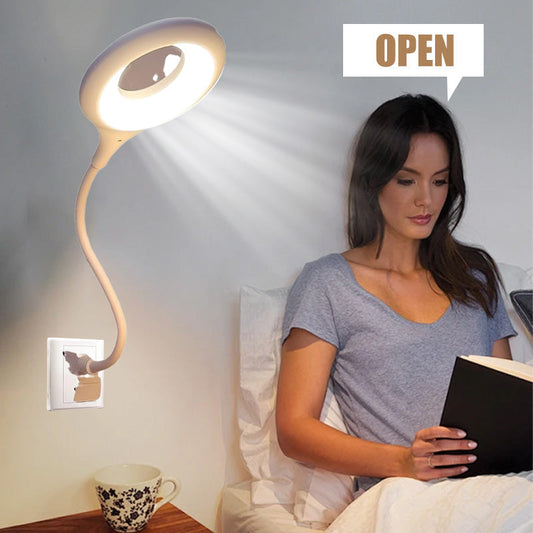 Spraakgestuurde usb ledlamp met flexibele zwanenhals