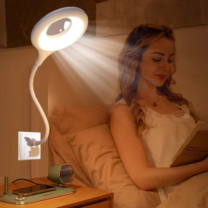 Spraakgestuurde usb ledlamp met flexibele zwanenhals