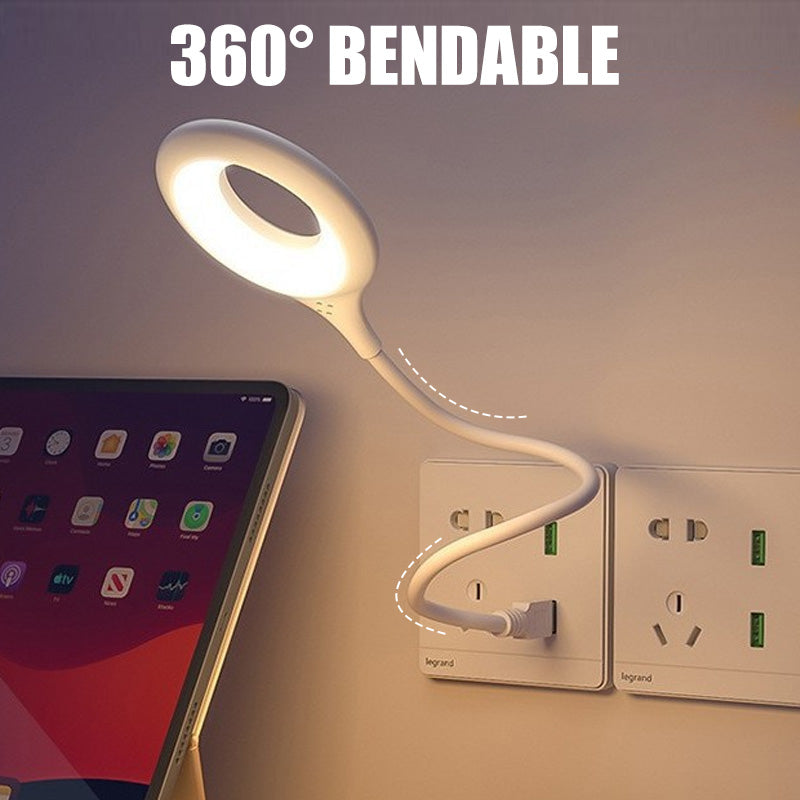 Spraakgestuurde usb ledlamp met flexibele zwanenhals