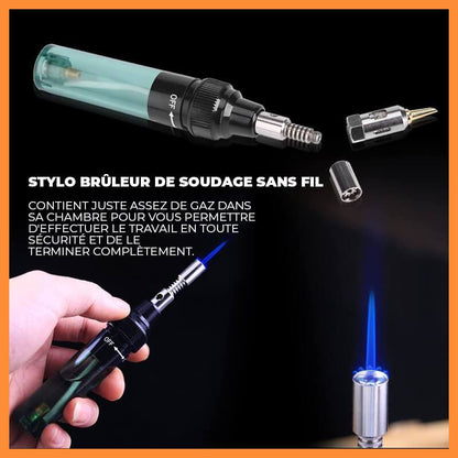 Draagbare gassoldeerbout met instelbare temperatuur