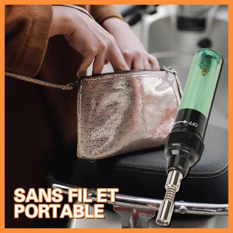 Draagbare gassoldeerbout met instelbare temperatuur