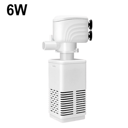 3-in-1 Aquariumfilter met Zuurstoftoevoer en Waterpomp
