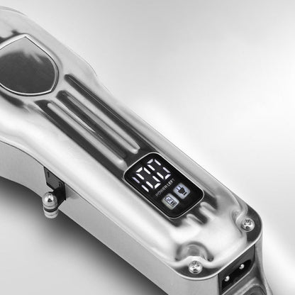 Oplaadbare professionele tondeuse met lcd-scherm