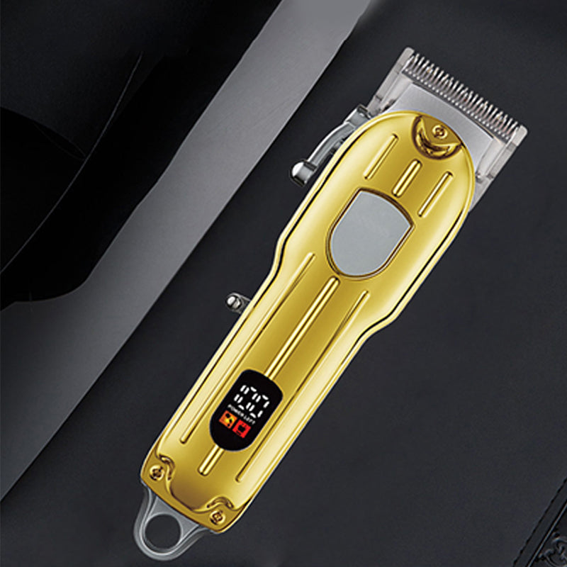 Oplaadbare professionele tondeuse met lcd-scherm