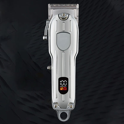 Oplaadbare professionele tondeuse met lcd-scherm