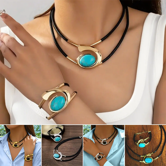 Boho Sieradenset met Ketting en Armband