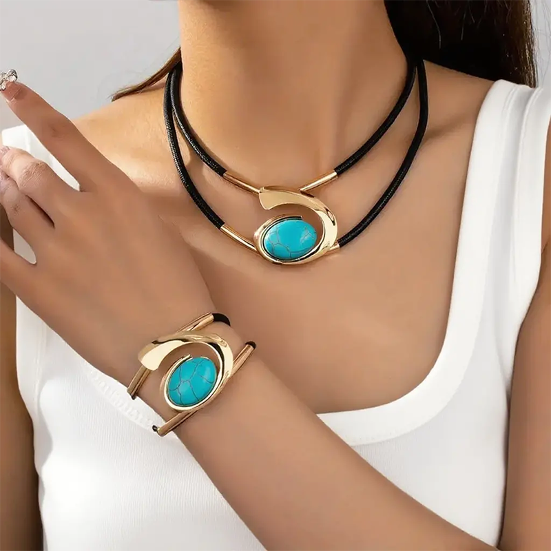 Boho Sieradenset met Ketting en Armband