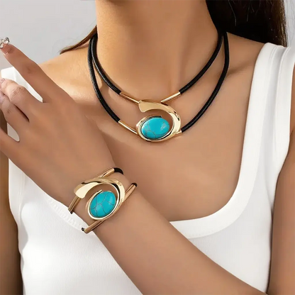 Boho Sieradenset met Ketting en Armband