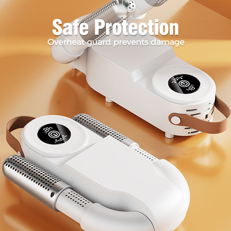 Opvouwbare schoenendroger met timer en 360° warmeluchtcirculatie