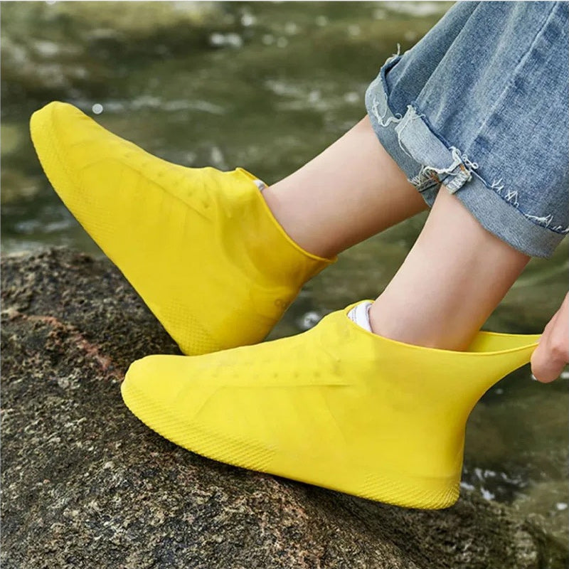 Waterdichte regen schoenbeschermers van latex