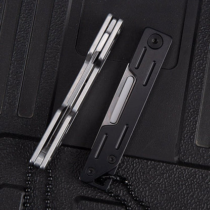 Inklapbaar roestvrijstalen hobbymes met broekzakclip