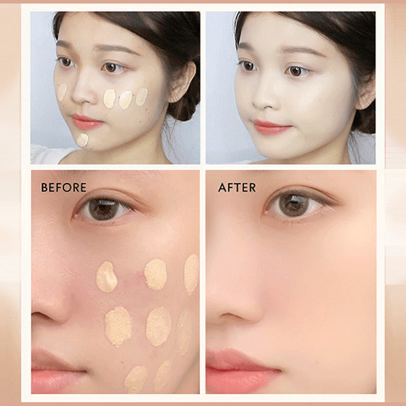 Langdurige vloeibare foundation met volledige dekking