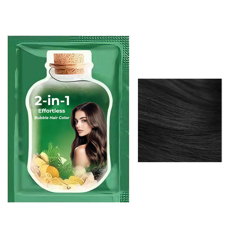 Natuurlijke schuimende haarverf met voedende formule
