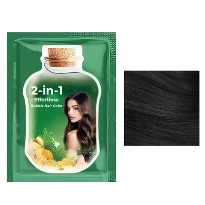 Natuurlijke schuimende haarverf met voedende formule