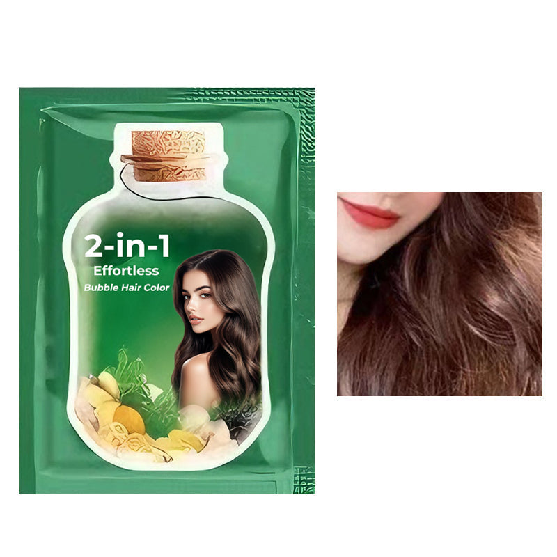 Natuurlijke schuimende haarverf met voedende formule