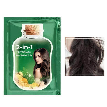 Natuurlijke schuimende haarverf met voedende formule