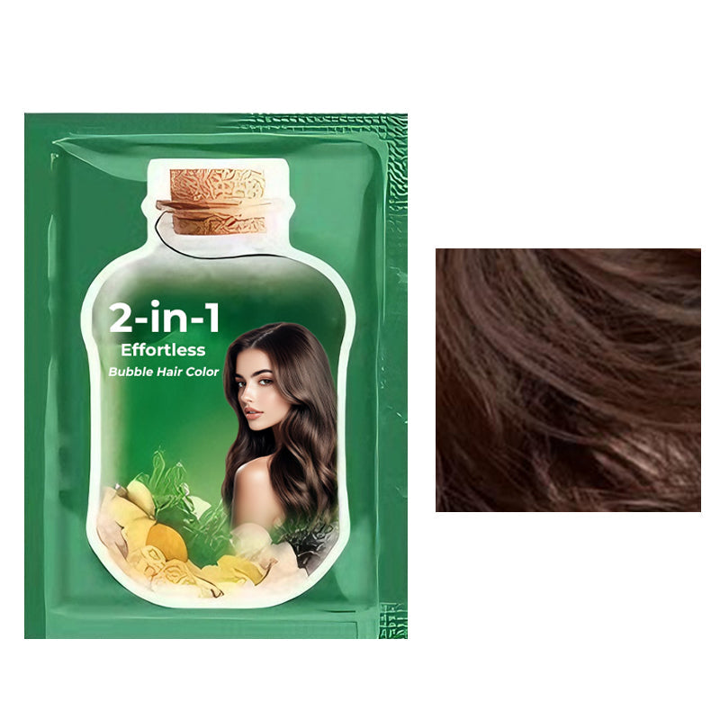 Natuurlijke schuimende haarverf met voedende formule