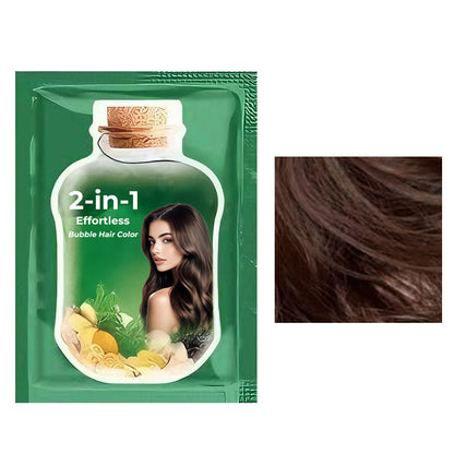 Natuurlijke schuimende haarverf met voedende formule