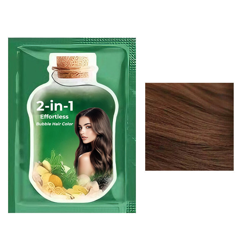 Natuurlijke schuimende haarverf met voedende formule