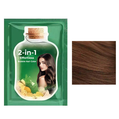 Natuurlijke schuimende haarverf met voedende formule