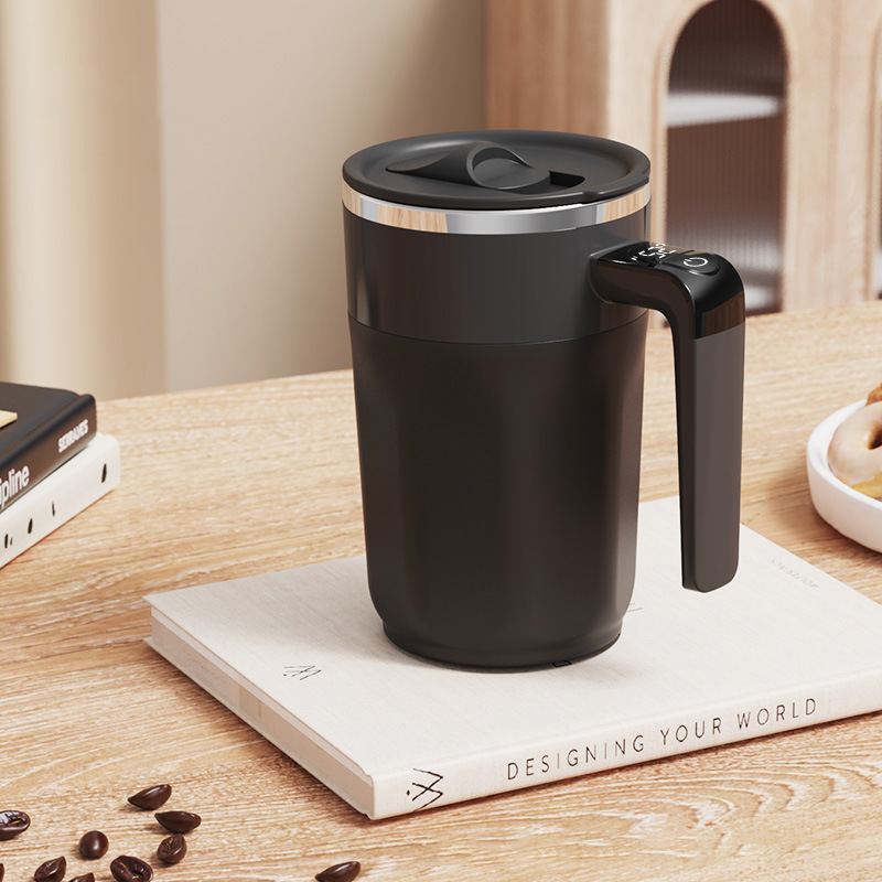 Slimme zelfroerende koffiemok van 400 ml met LCD-display