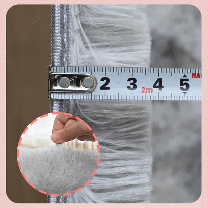 Pluche vloerkleed met kleurverloop en antislip