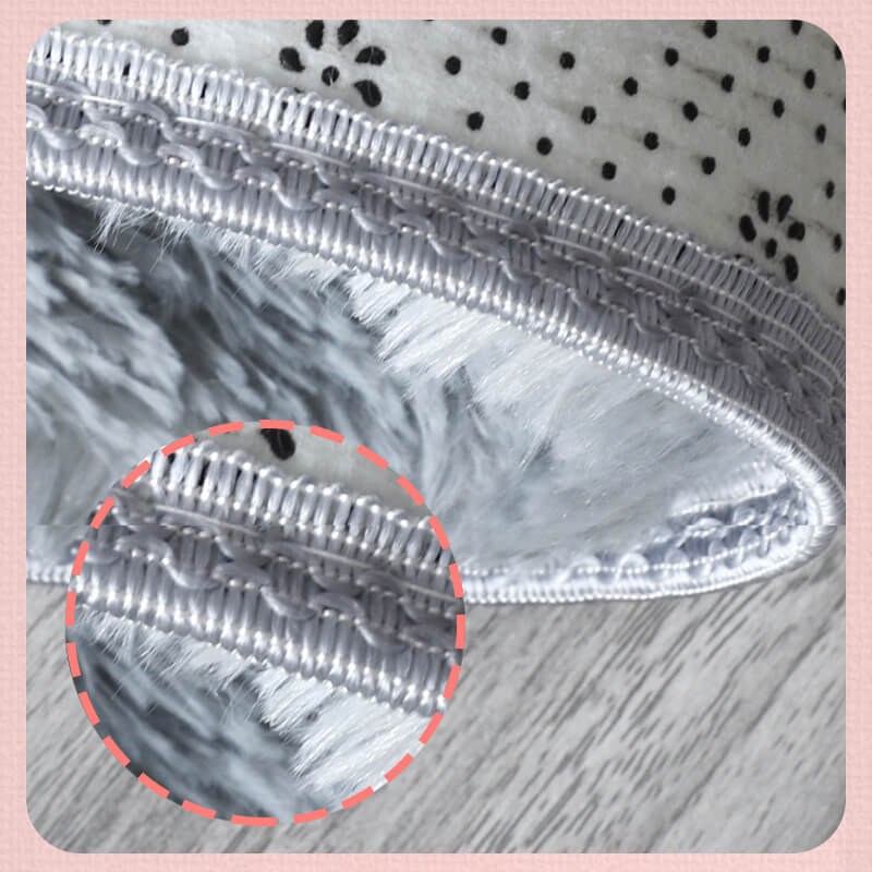 Pluche vloerkleed met kleurverloop en antislip