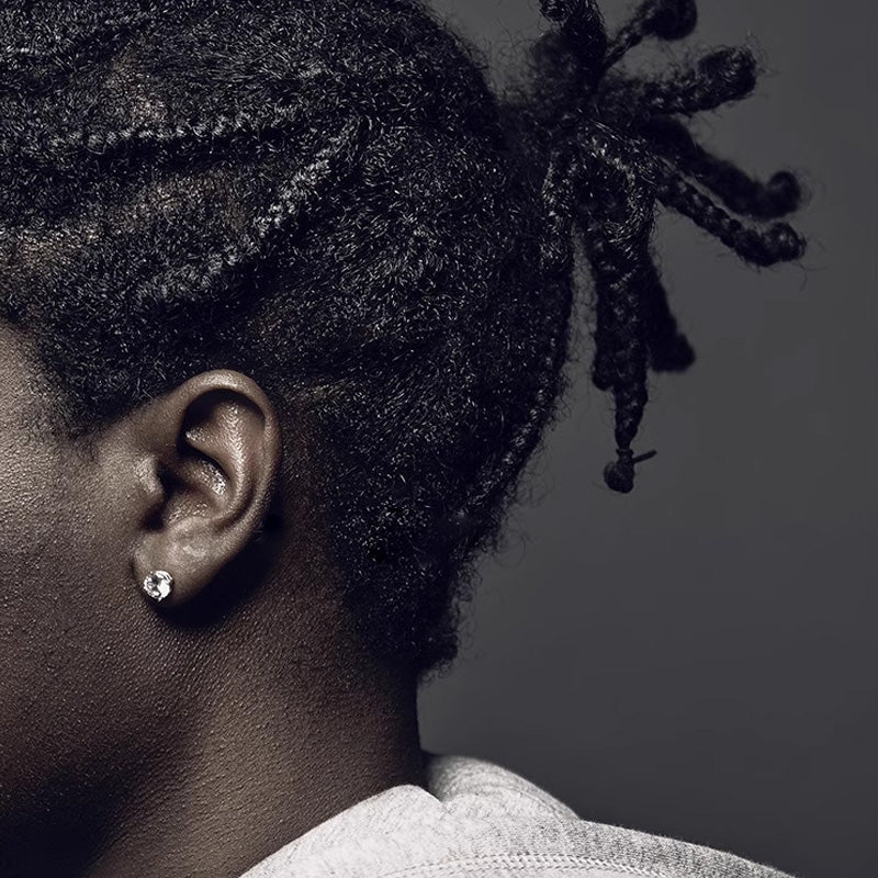 Magnetische zirkoon oorbellen zonder piercing