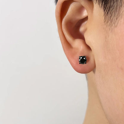 Magnetische zirkoon oorbellen zonder piercing
