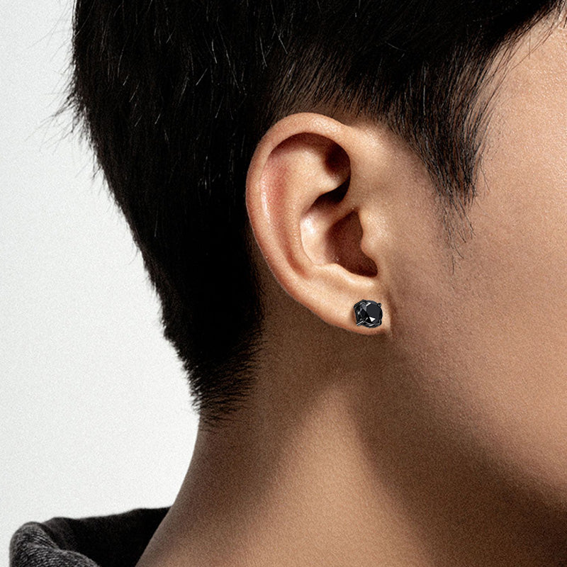 Magnetische zirkoon oorbellen zonder piercing