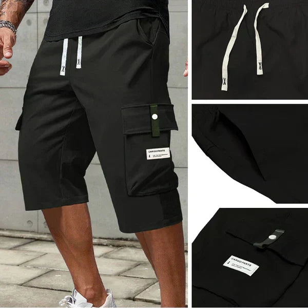 Casual Capribroek voor Heren met Handig Trekkoord