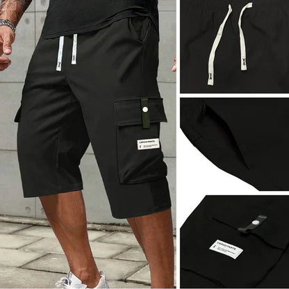 Casual Capribroek voor Heren met Handig Trekkoord
