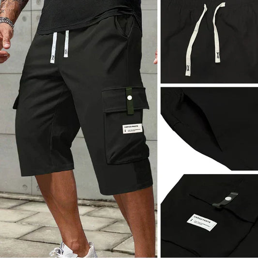 Casual Capribroek voor Heren met Handig Trekkoord