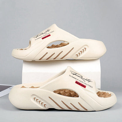 Traagschuim pantoffels met voetboogondersteuning en antislipzool