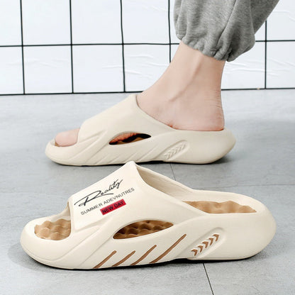 Traagschuim pantoffels met voetboogondersteuning en antislipzool