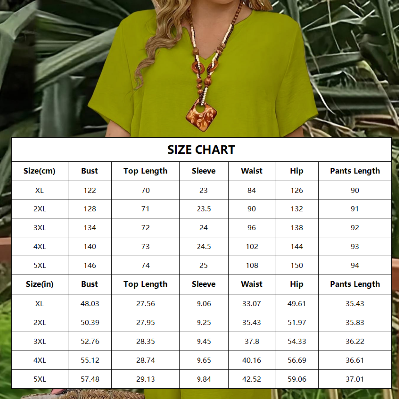 Dames casual tweedelige set met korte mouwen en wijde broek