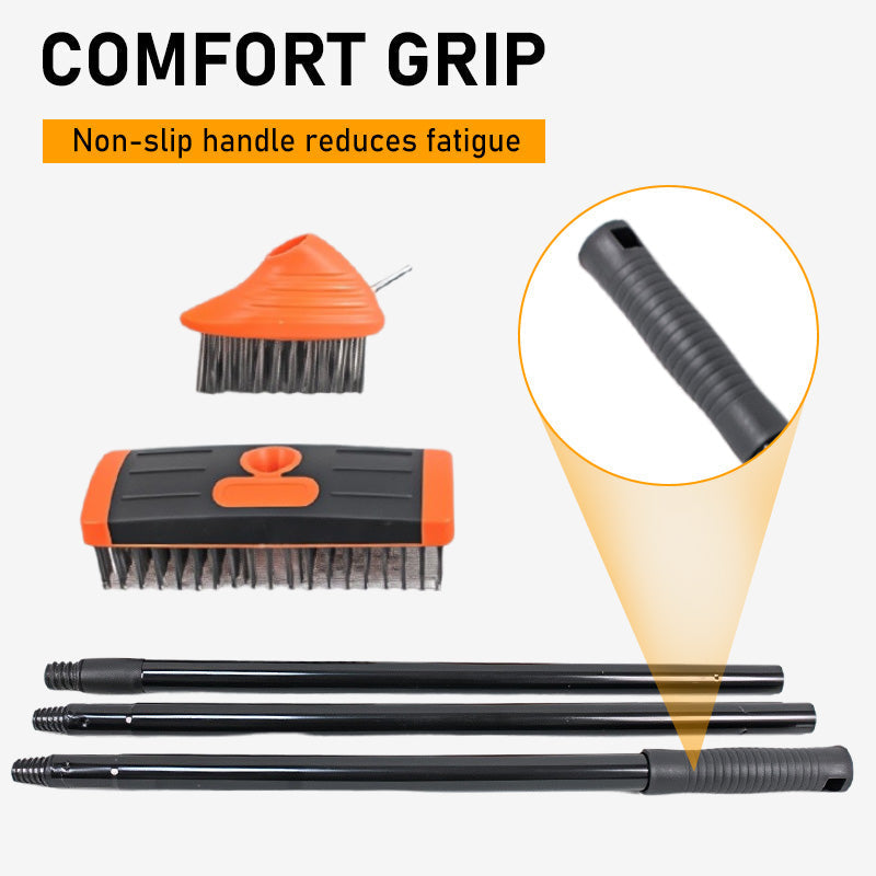 3-in-1 Onkruidborstelset met Verstelbare Steel LE30313129