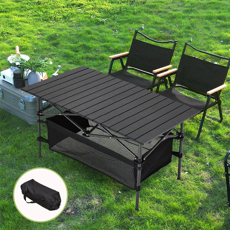 Opvouwbare campingtafel van koolstofstaal met draagtas