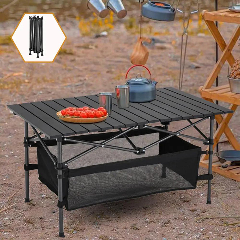 Opvouwbare campingtafel van koolstofstaal met draagtas