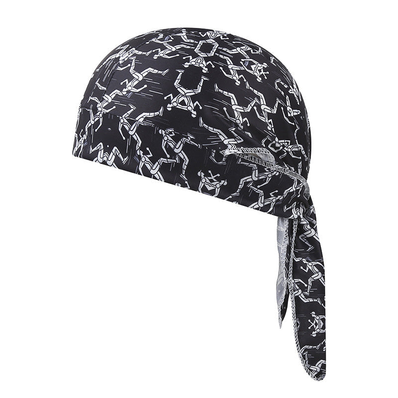 Ademende uniseks skull cap met verstelbare bandjes