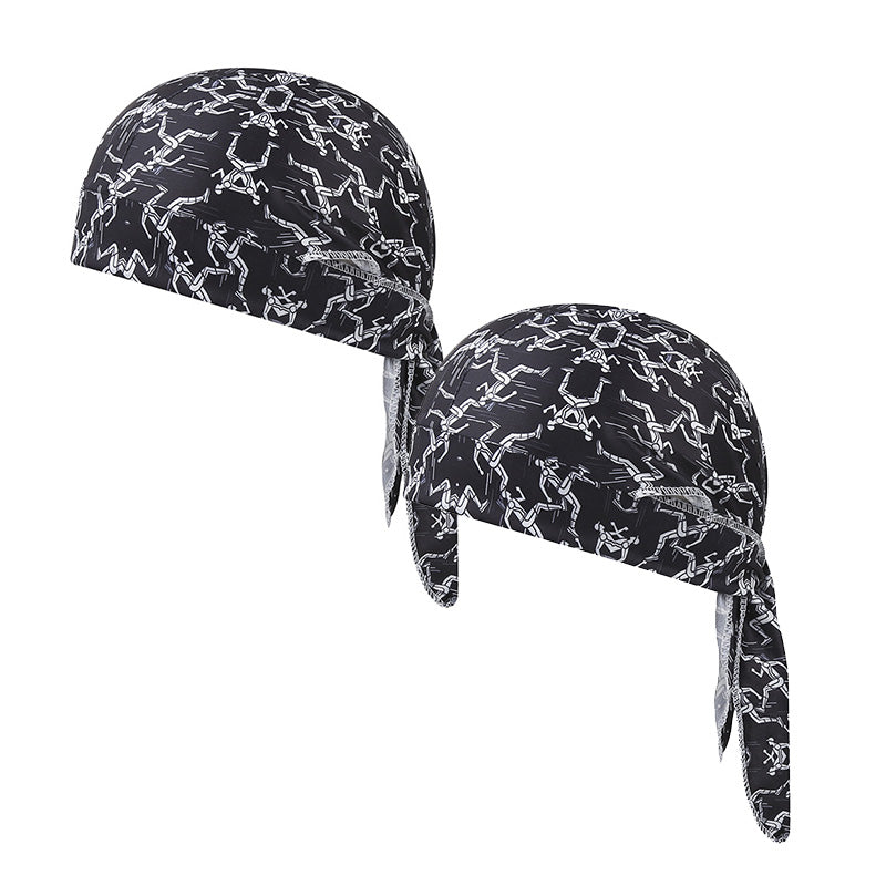 Ademende uniseks skull cap met verstelbare bandjes
