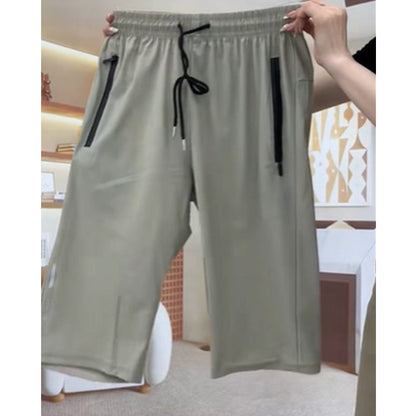 Sneldrogende Capribroek voor Dames met Ritszakken | LF10339235HEIS