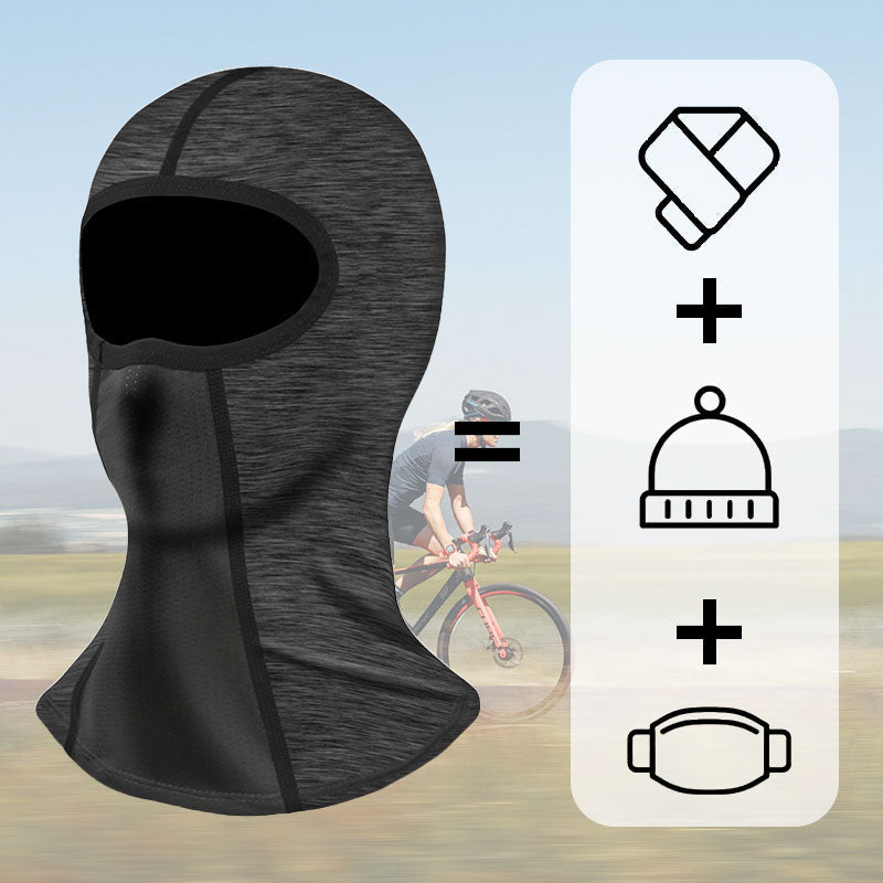 Winddicht sportmasker met nekbescherming