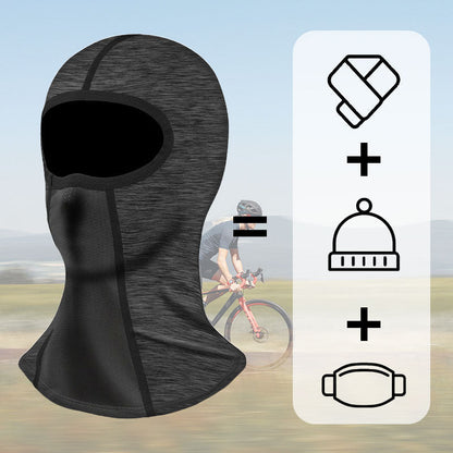 Winddicht sportmasker met nekbescherming