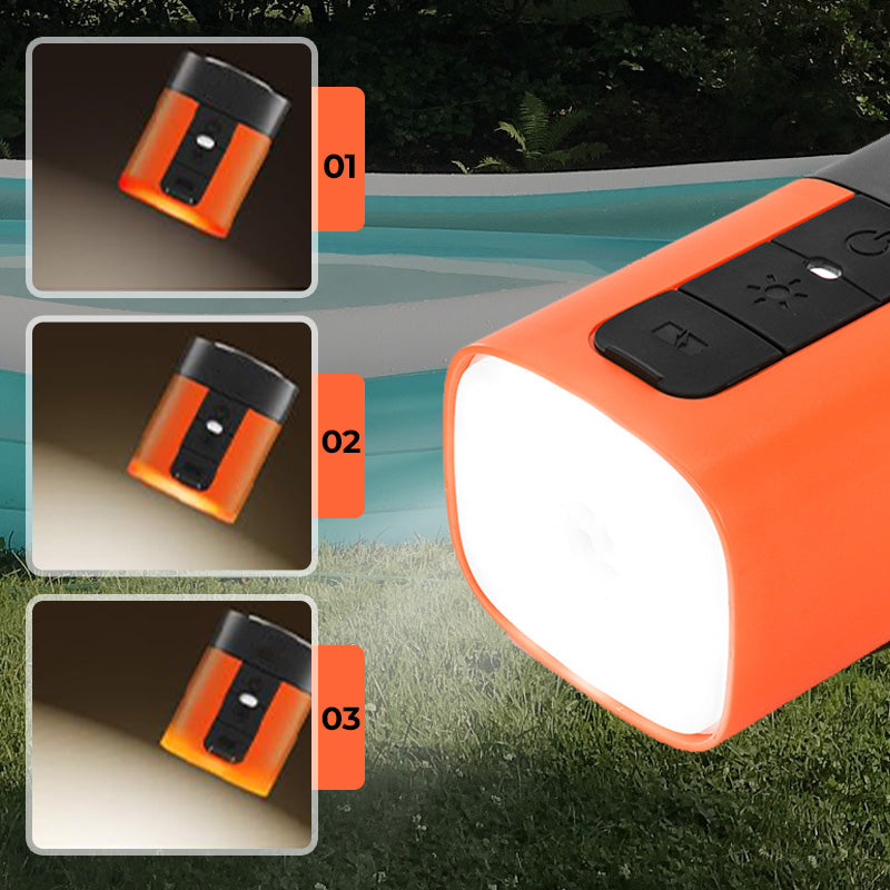 Mini elektrische luchtpomp met ingebouwde verlichting